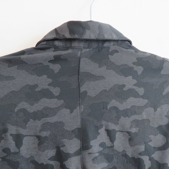 LULULEMON Down to the Wire Shirt in Black Obsidian Camo - Size S - Picture 13 of 15